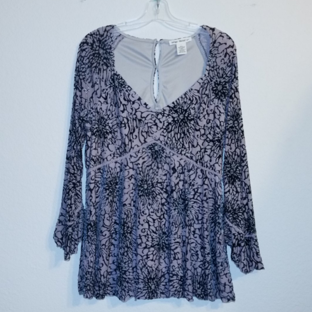 Indigo Thread Top